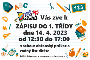 Zápis do první třídy